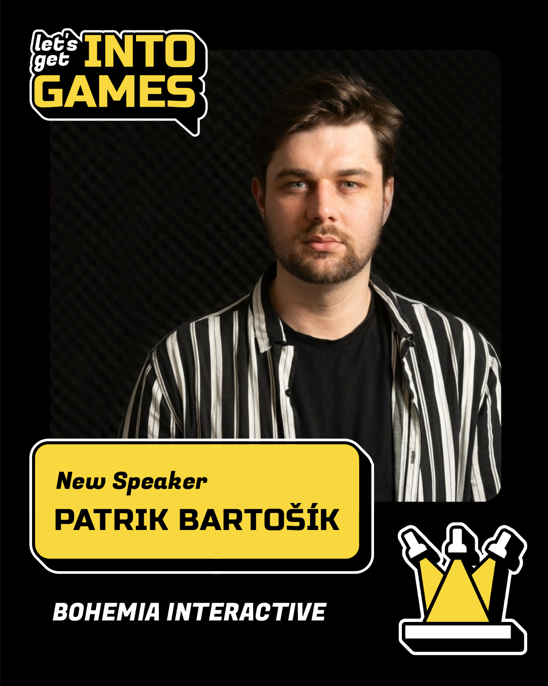 speaker Patrik Bartošík